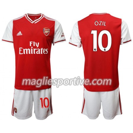 Completo Calcio Arsenal Mesut Ozil 10 Bambino Divisa Prima 2019/2020 